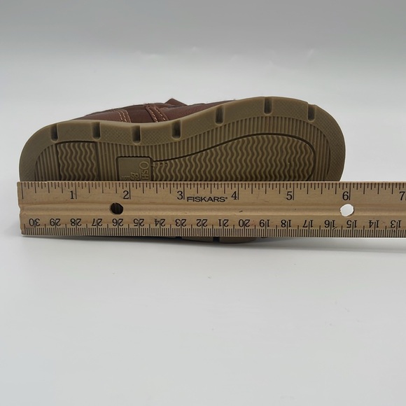 Oshkosh B’gosh shoes Toddler Faux Fur- Lined Recycled Boots Size  6, tan - Picture 11 of 11